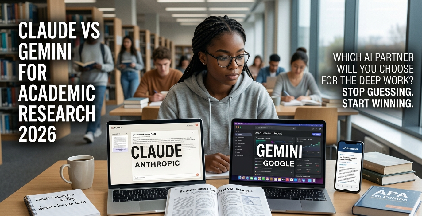 Claude vs Gemini for Academic Research 2026