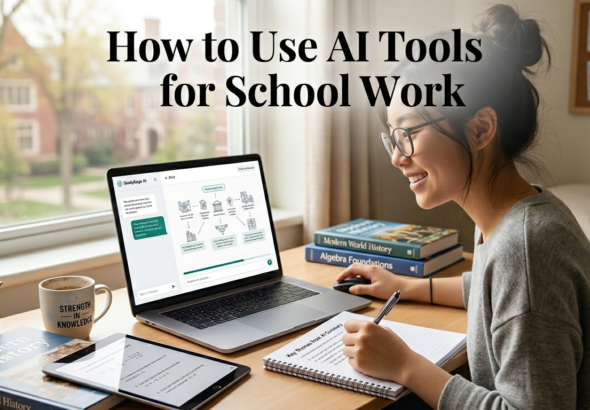 How to Use AI Tools for School Work
