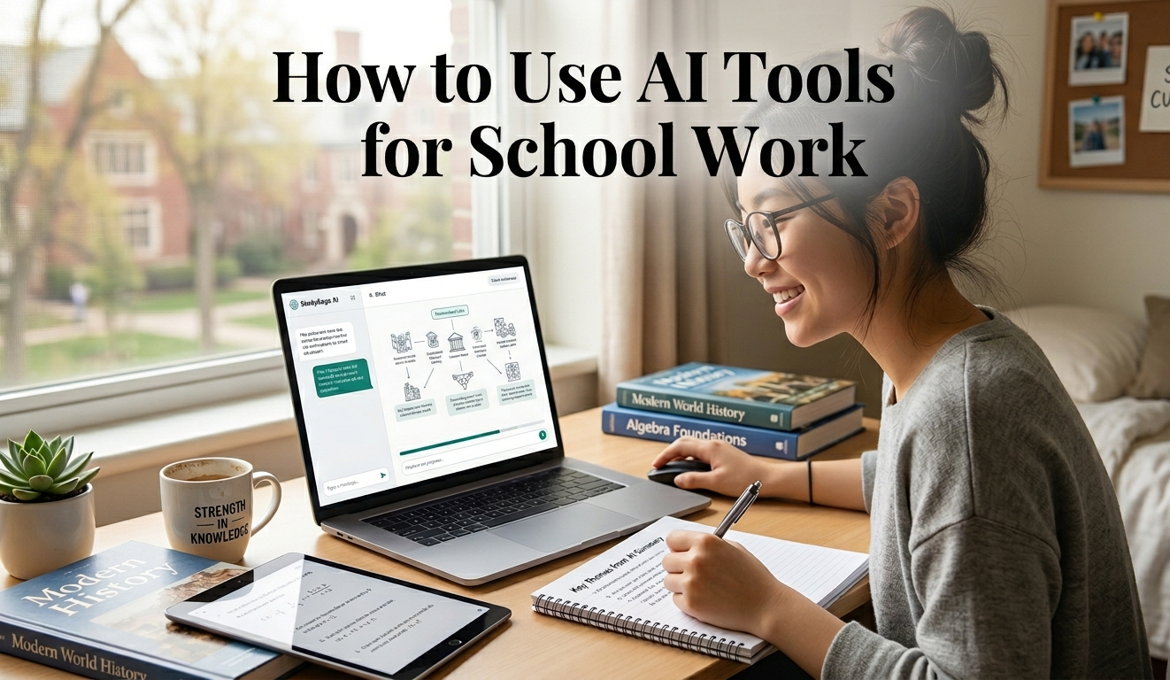 How to Use AI Tools for School Work